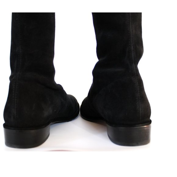 NEW Stuart Weitzman LowLand Suede OTK Black Boots - Iconic Fall/Winter Staple - Picture 11 of 16